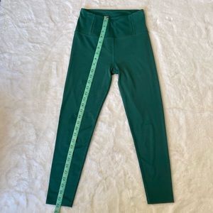 girlfriend collective float leggings biome green small